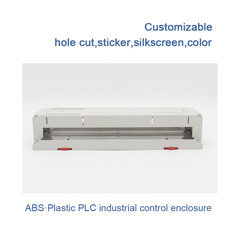 300*110*60mm PENUTUP UNTUK elektronik Din-rail dudukan dinding kotak perumahan plastik