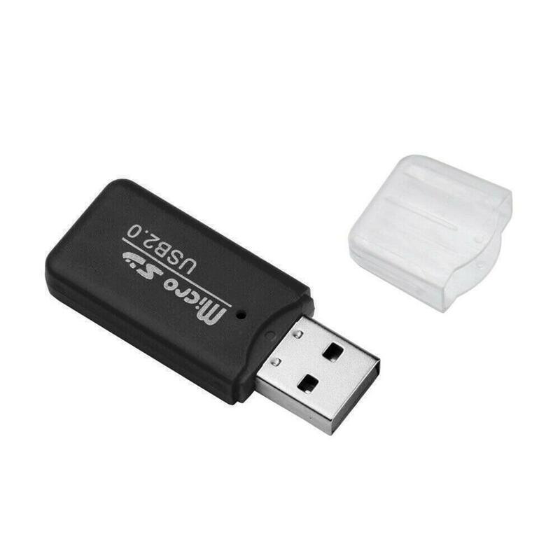 Mini Draagbare Kaartlezer Usb 2 0 Tf Geheugenkaartlezer Voor Pc Laptop Computerkaart Schrijver Adapter Flash Drive