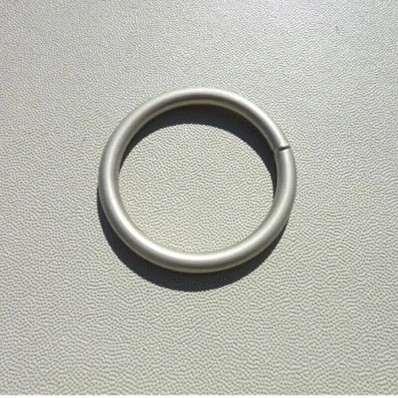 10PCS anelli in acciaio inossidabile borse Hardware fibbie anello tondo placcato in ferro fibbie per tessitura saldate 45mm