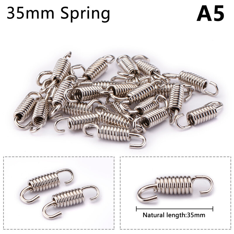 1pcs universal motorcycle stainless steel spring hooks for akrapovic sc air exhaust pipe design