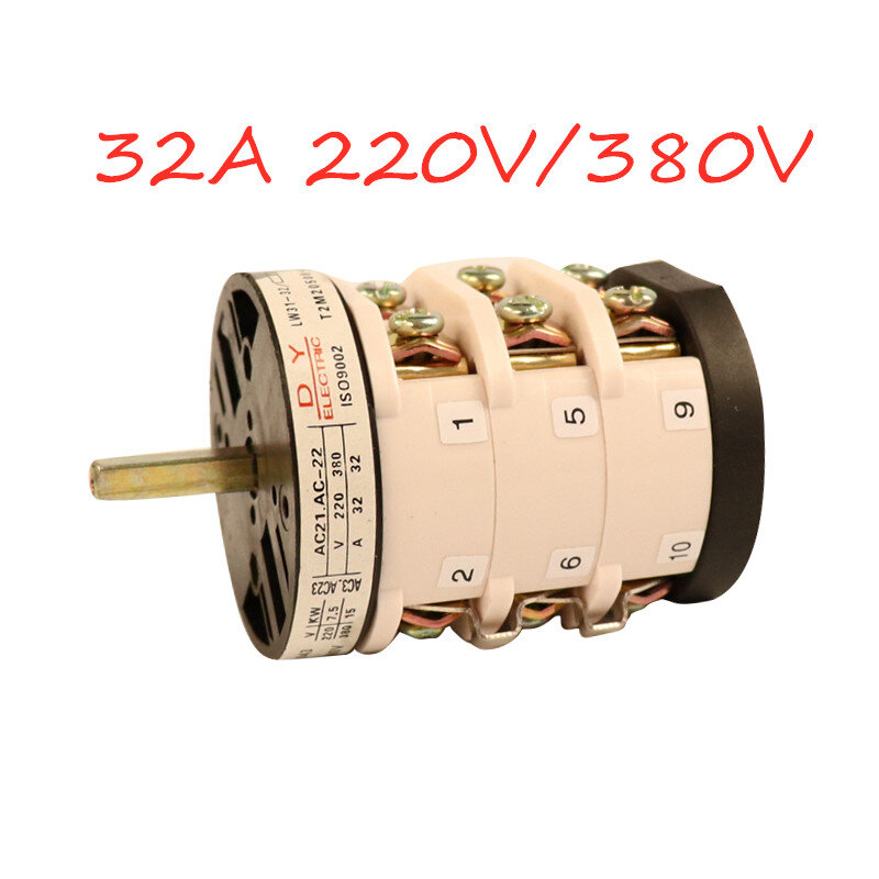 32A 220/380V Car Tyre Changer Cylinder Switch Forward Reverse Controlling Switch Tire Repiar Machine Replacement Part
