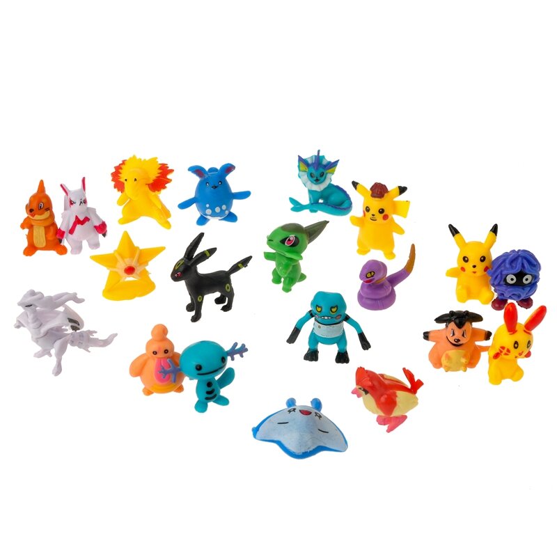 Hot Koop Anime Pokemon Action Figure Pikachu Rowlet Treecko Eevee Fennekin Greninja Model Poppen Speelgoed Voor Kinderen Gift