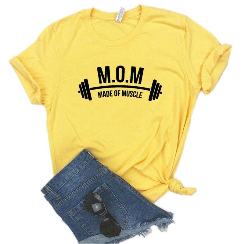Camisetas con estampado de mamá musculosa para mujer, camiseta informal divertida para mujer, camiseta para mujer, camiseta para chica, camiseta de 6 colores, envío directo NA-931