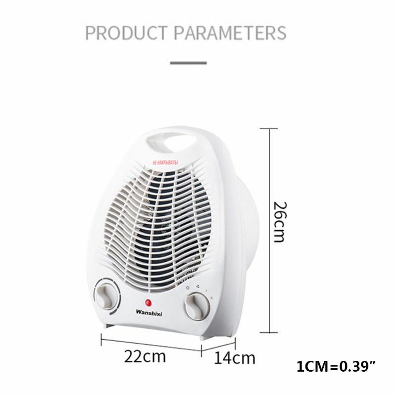 M2EE Electric Space Heater Fan- Indoor Heater 1000W/2000W Electric Heater Air Heating