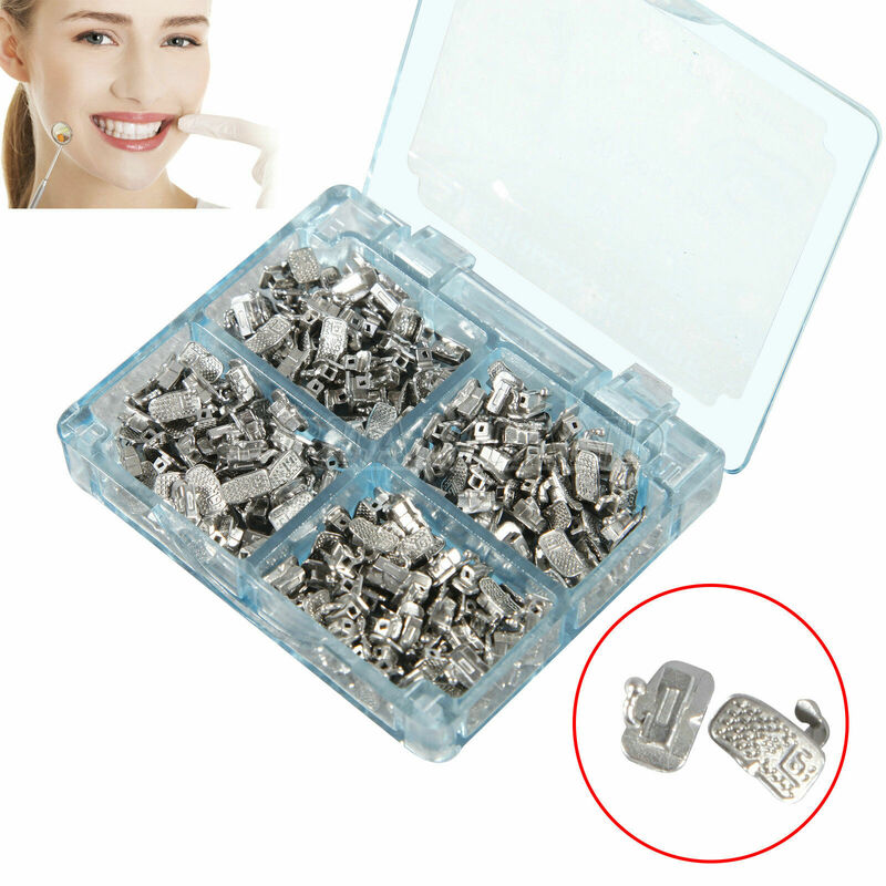 50 conjuntos/200 pces dental único tubo bucal 1st molar bondable não-conversível roth 22 monoblock