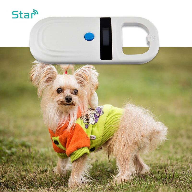 สัตว์เลี้ยงเครื่องสแกนเนอร์ ISO11784/5 FDX-B สัตว์เลี้ยง ID ชิป Transponder USB RFID Handheld Microchip เครื่องสแกนเนอร์สำหรับสุนัข,แมว,ม้า