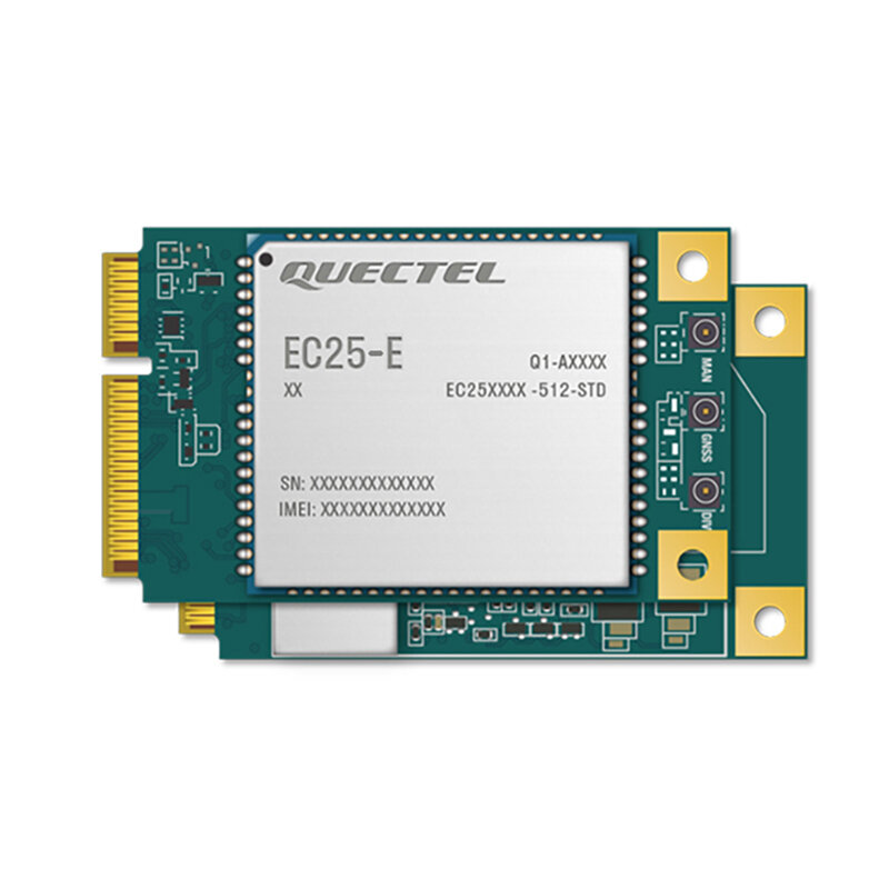 Quectel EC25 EC25-E Mini Pcie LTE Cat4 modul B1/B3/B5/B7/B8/B20/B38/B40/B41 4G untuk Eropa EMEA/Korea Selatan/Thailand/India
