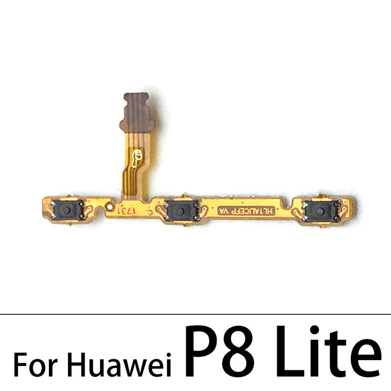 Новый гибкий кабель с кнопкой включения/выключения звука для Huawei P8 P9 P10 P20 P30 P40 Lite E 5G Pro Plus 2016
