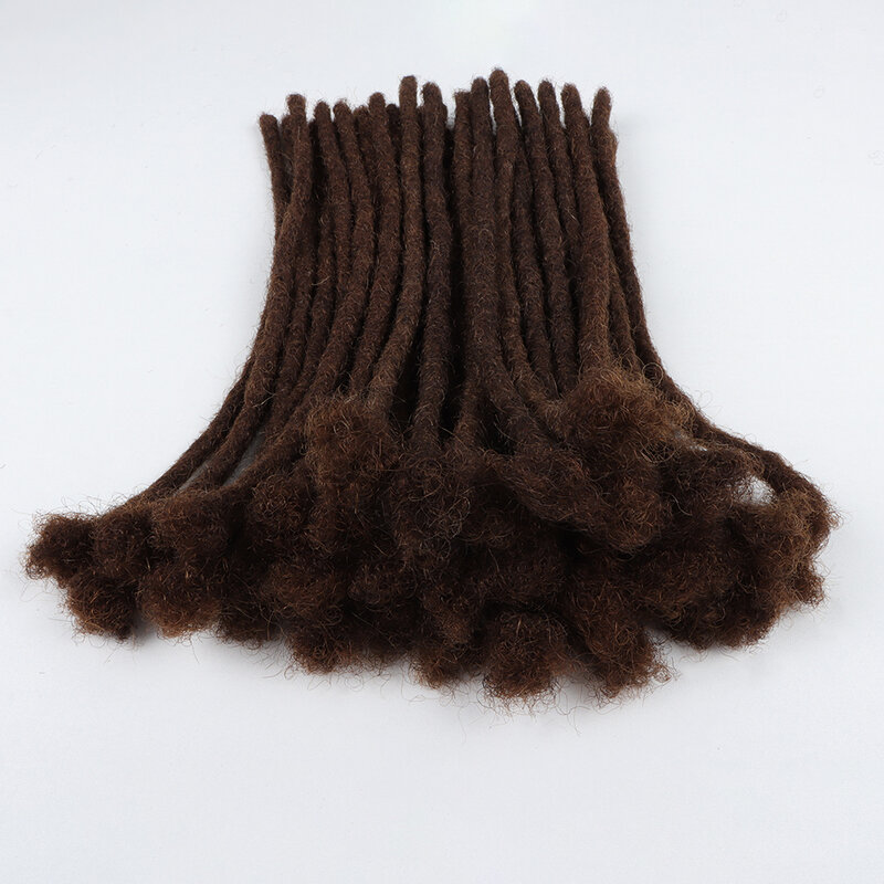 Extensions de cheveux humains, Dreadlocks, Crochet, pour tresser une tête complète, vente en gros, 80 pièces, bon marché
