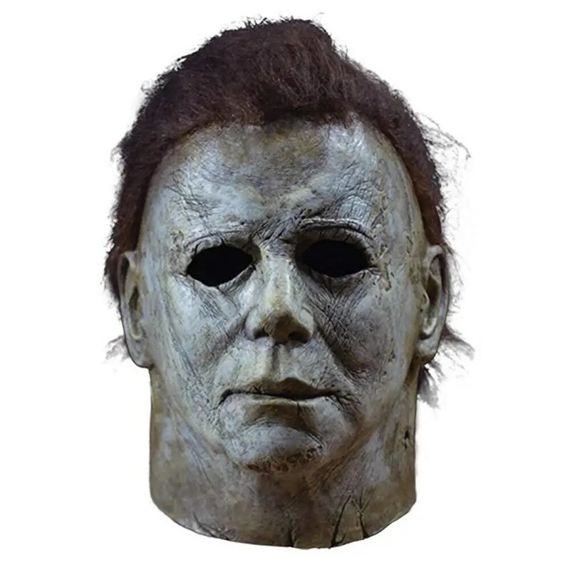 Хэллоуин ужас маска «Майкл Майерс» Косплей латексный Полнолицевой шлем на Хэллоуин-вечеринку, страшный реквизит игрушка для декорации дом...