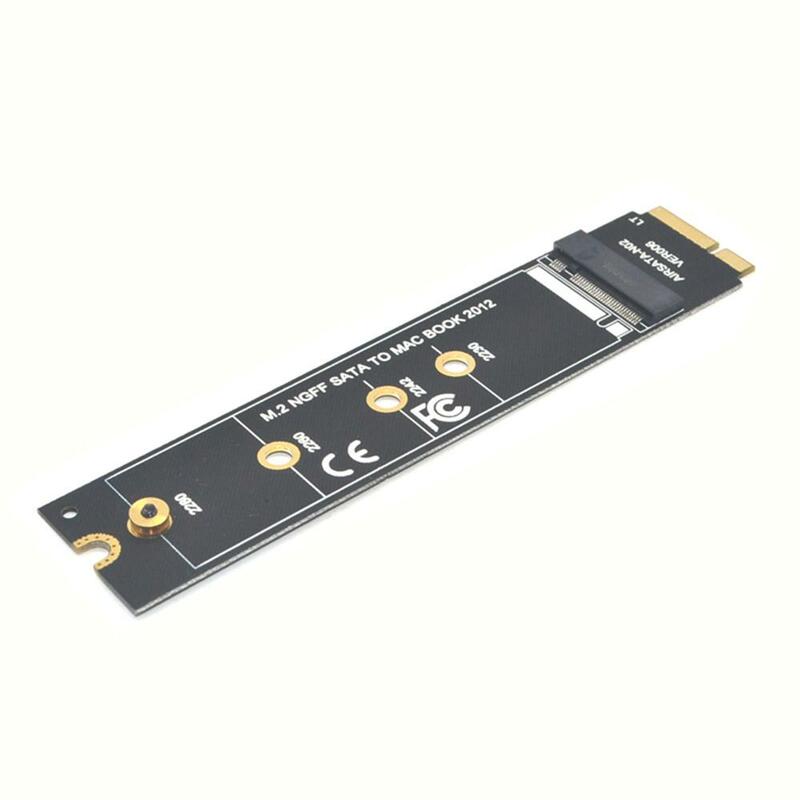 H1111Z M2 SSD Adaptor Konektor M.2 NGFF SATA SSD Converter Adaptor Raiser Riser Kartu untuk Apple 2012 MACBOOK AIR A1465 a1466 Baru