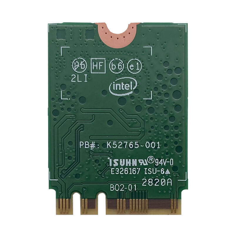 Intel AX210 AX210NGW Killer 1675x AX1675x Wi-Fi 6E 802.11AX Dual Band 2.4G 5G 6G 5374mbps Bluetooth 5.2 M.2 NGFF wifi card