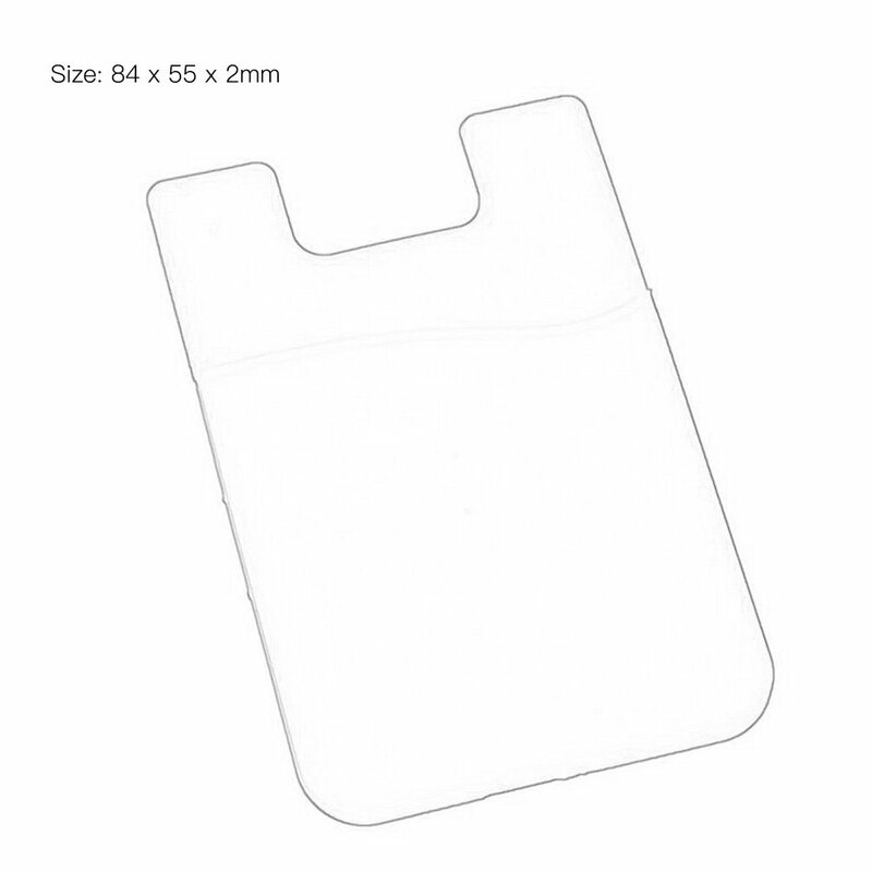 Novo adesivo adesivo capa traseira cartão titular caso bolsa para celular atacado