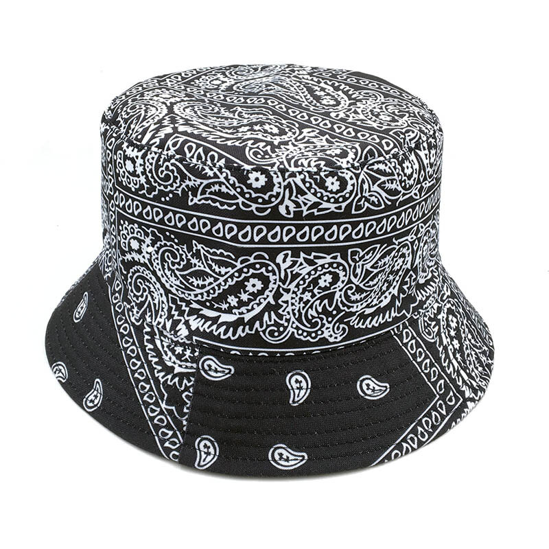 Chapeau Bob réversible pour Femme et homme, seau imprimé Vintage, casquette Hip hop, Gorro, Paisley, pêcheur, nouvelle mode 2020