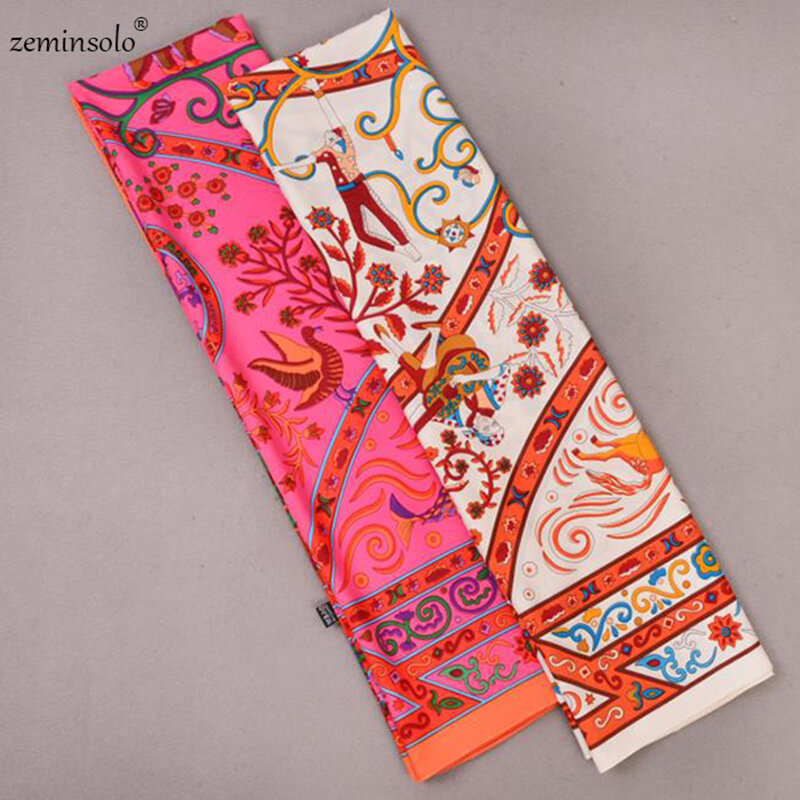 130*130cm 2021 nova marca sarja lenço de seda bandana pingente de impressão cachecóis para as mulheres bandana grande quadrado cachecóis xales poncho