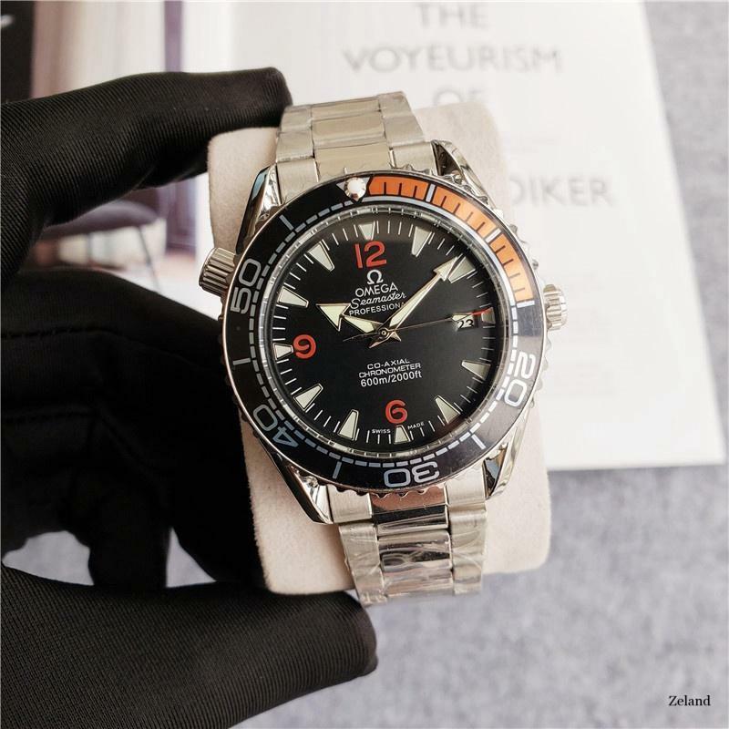 Top marka luksusowe automatyczne mechaniczne zegarka mężczyzna zegarki ceramika Sapphire świecący kalendarz zegarek mechaniczny 007 96111