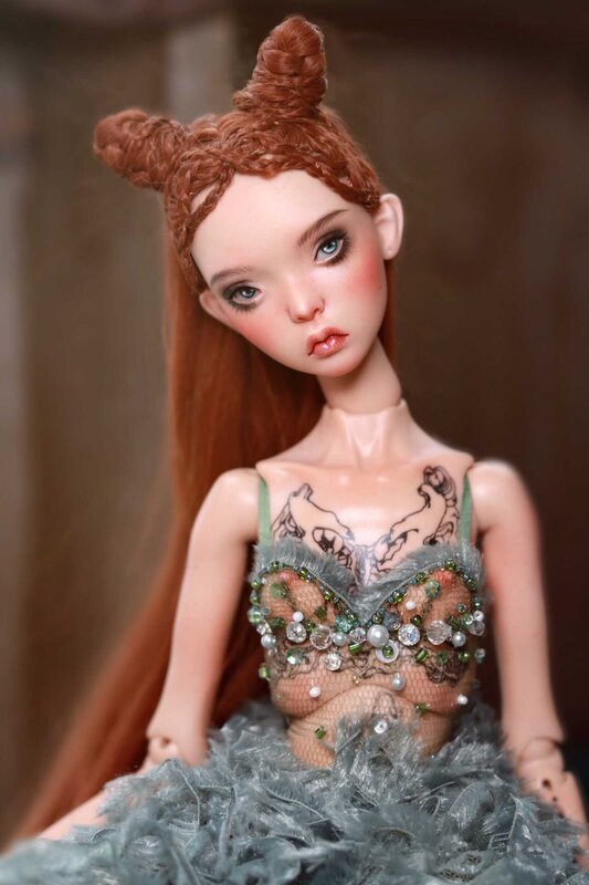 Boneca Coruja Ferris Girl BJD PUPPE, Resina de Alta Qualidade, Maquiagem Avançada com Globo Ocular, 39cm, 1, 4 cm, Presente de Resina, Novo