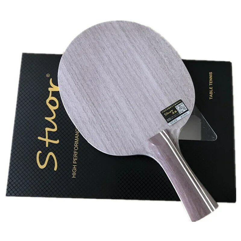 Stuor 19 nieuwe Dynastie Carbon tafeltennis racket 7 ply structuur FL handvat of cs handvat ping pong bats voor tafeltennis blade