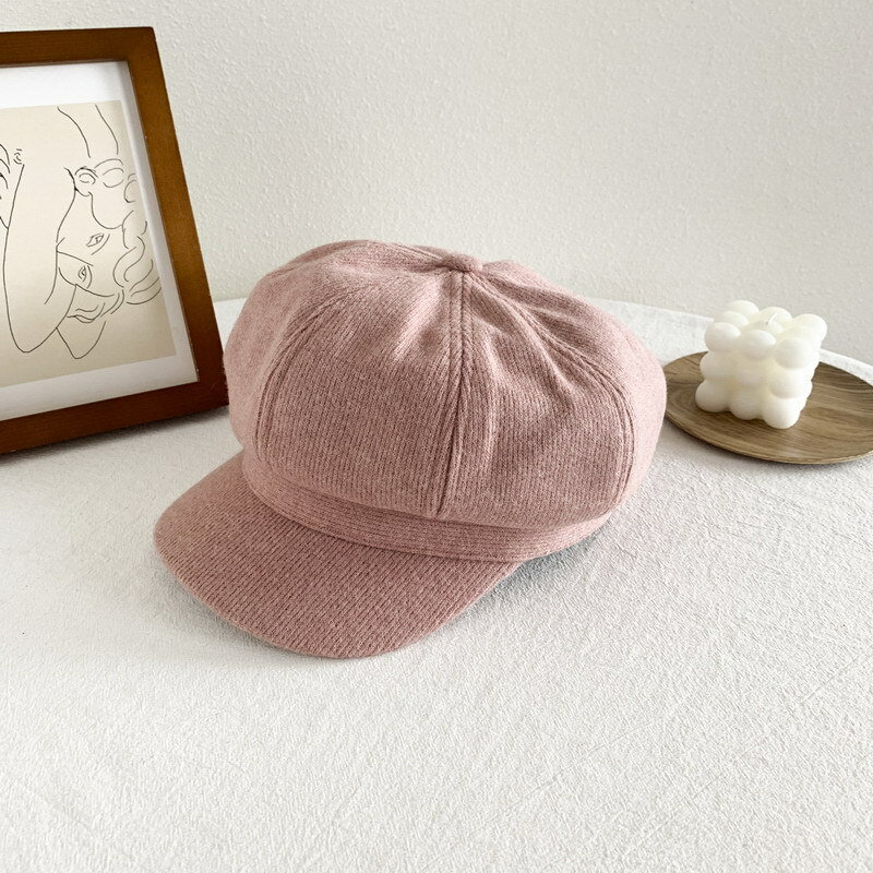 USPOP 2021 قبعات الخريف النسائية لينة بلون قبعات مثمنة قبعات الشتاء الإناث
