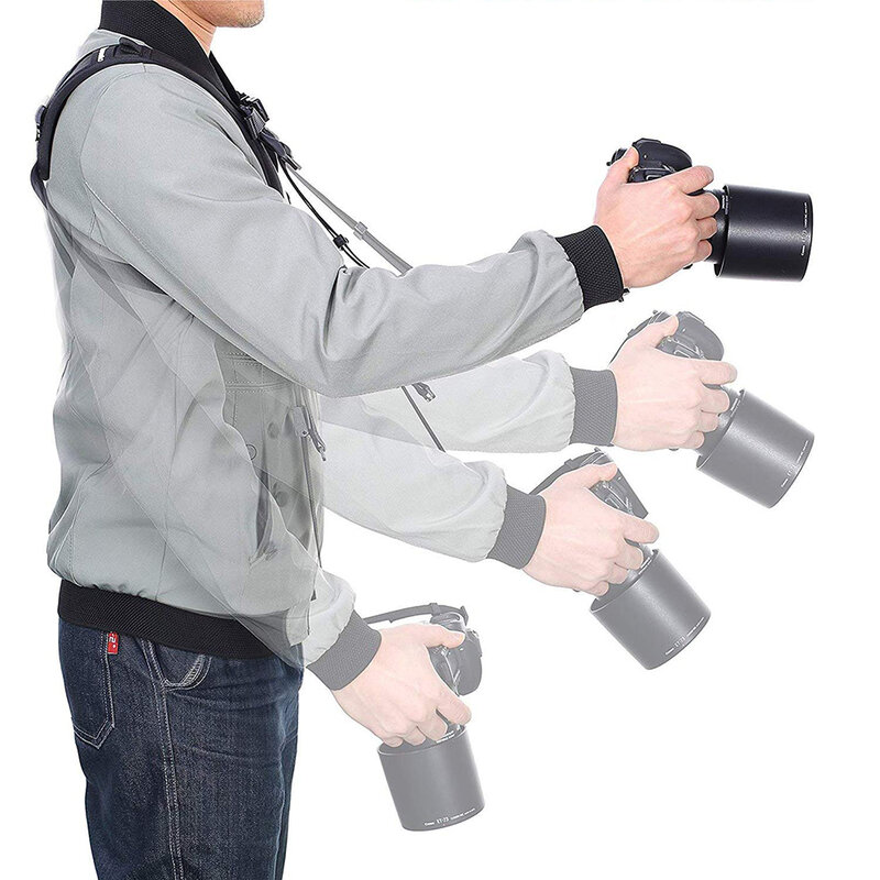 กล้อง Quick Rapid กล้องสายคล้องคอไหล่สำหรับ Canon Nikon Sony DSLR กล้อง SLR อุปกรณ์เสริมสายคล้องคอ