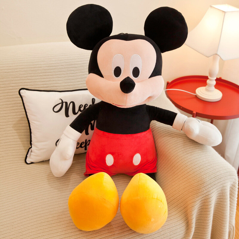 Peluche de Mickey y Minnie Mouse para niños, cojín suave de 40-100cm, almohada, regalo de cumpleaños y boda