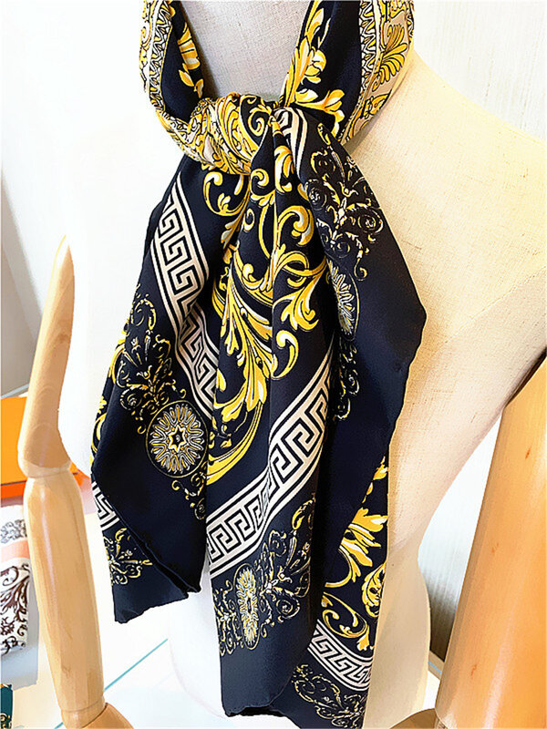 ผ้าพันคอผ้าทอลายดอกแบบมืออาชีพสำหรับผู้หญิงผ้าพันคอคลุมไหล่ดีไซน์กันแดดผ้าพันศีรษะแบบโค้งผ้าฮิญาบ