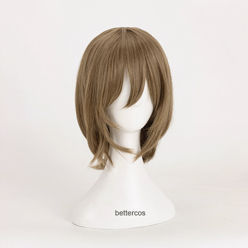 Persona 5-Perucas Cosplay de linho curto, cabelo sintético resistente ao calor, cinza escuro, Goro Akechi, peruca e boné