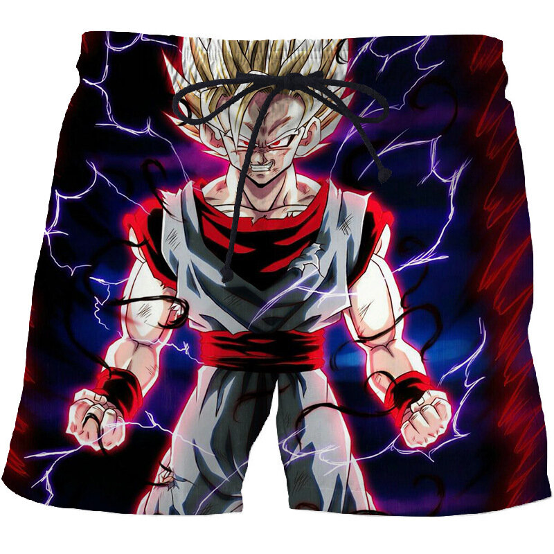 Men's summer beach pants Dragon Ball series shorts 3D printed quick-drying swimming trunks comfortable shorts 2020 new