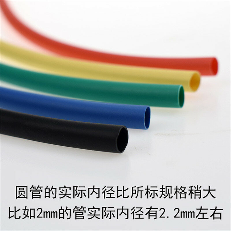 Heat Shrink tube 2:1  100 Meter 1 2 3 5 6 8 10mm Diameter Heatshrink Tubing Wire Connector Wrap Wire Repair Tube Cable Sleeve