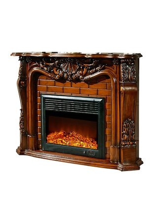 Chimenea de calefacción para decoración de sala de estar, estante de chimenea eléctrica de madera de 8080 CM, inserto óptico, llama LED Artificial, 148