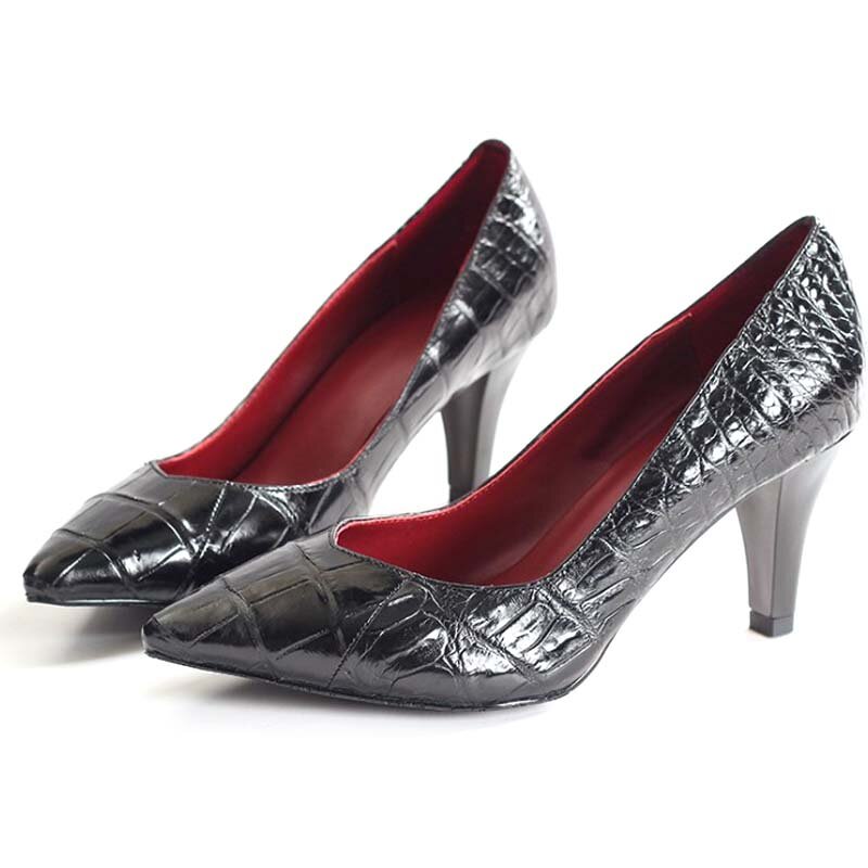 ourui New  high heels for women  summer black single  shoes for women women shoes
