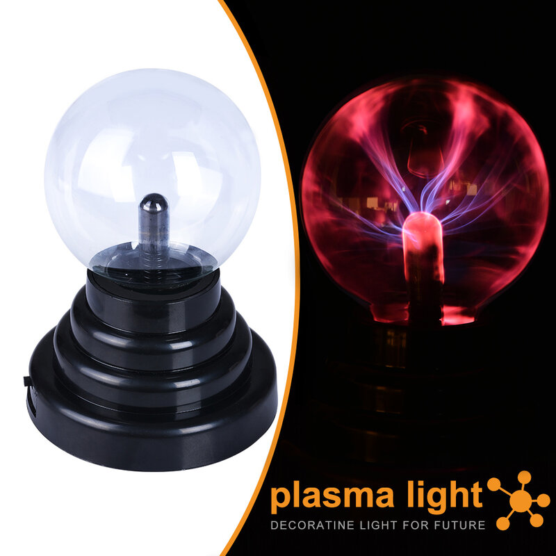 New Novelty Lightings Glass Magic Plasma Ball Light Table Lights Sphere Nightlight Kids Gift For New Year Xmas Magic Night Lamp