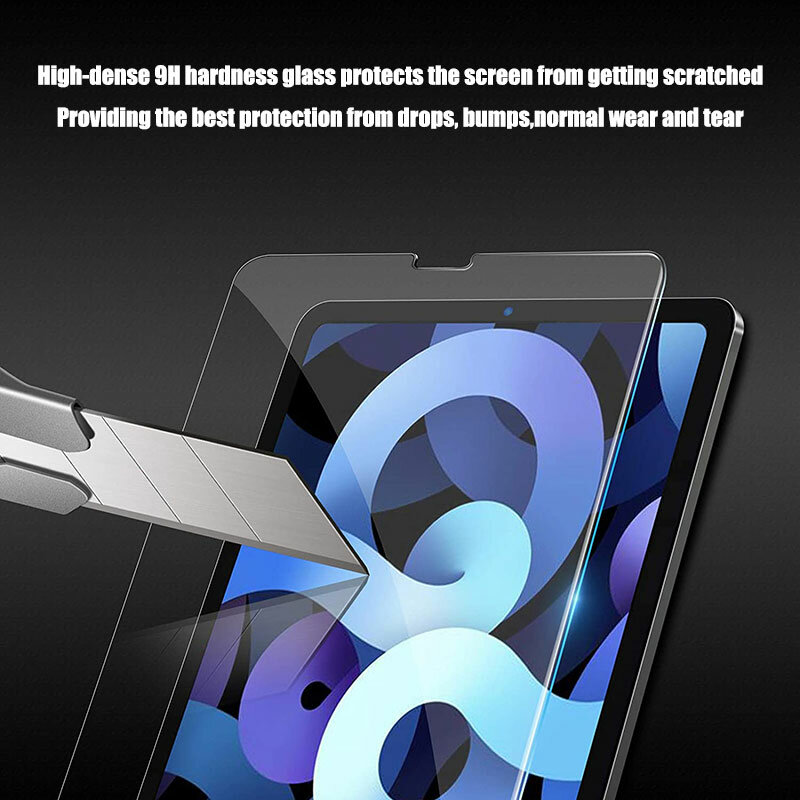 2 buah kaca Tempered pelindung layar Tablet, untuk Ipad Pro 11 12.9 9 10.2 10.5 Air 4 3 2 untuk Ipad Mini 6 5 4 3 1 2020 2021 kaca