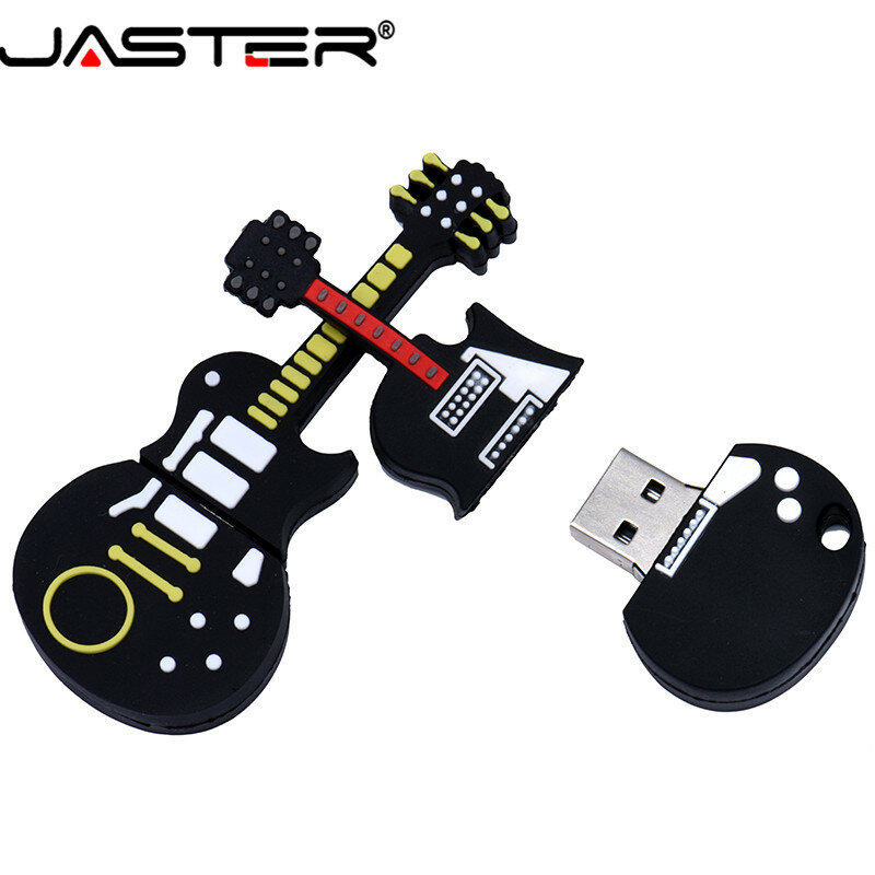 Jaster usb 2.0 guitarra piano violino teclado nota modelo dos desenhos animados caneta drive 4gb 8gb 16 32gb 64gb usb flash drive