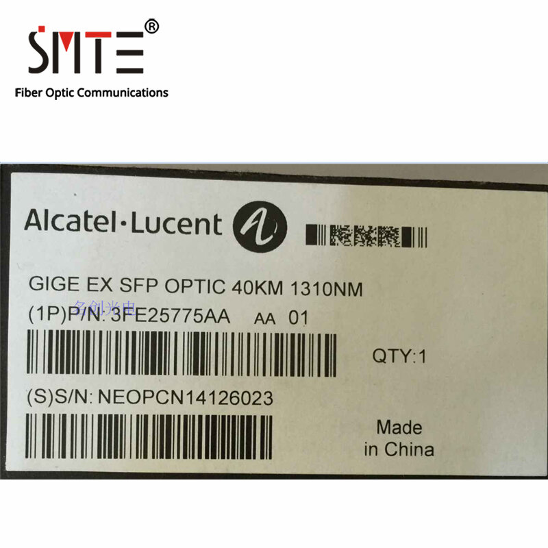 Alcatel-lucent – émetteur-récepteur de Fiber optique monomode SFP, Module EX 40km 1310nm, AA01 RTXM191-452-C17 1.25G GIGE