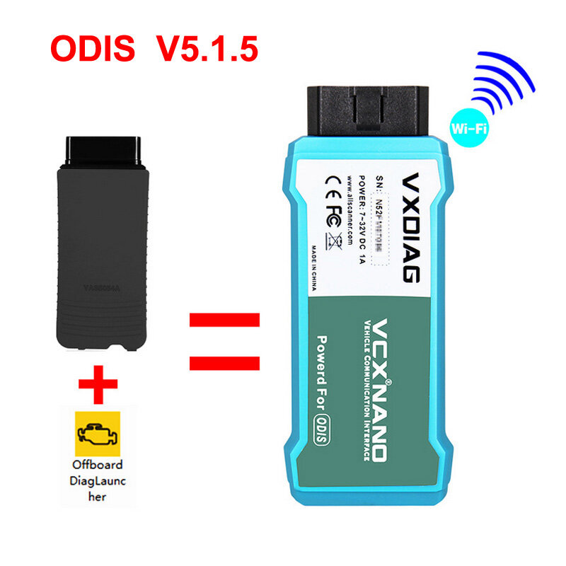 VXDIAG VCX NANO VAS 5054A wifi OKI VAS 6154  instead of OEM tool of VAS 6154 Support latest ODIS V5.1.5 Software