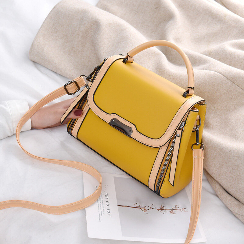 Женская сумка, новинка 2021, модная маленькая квадратная сумочка в Корейском стиле, стильная женская сумка-мессенджер на плечо