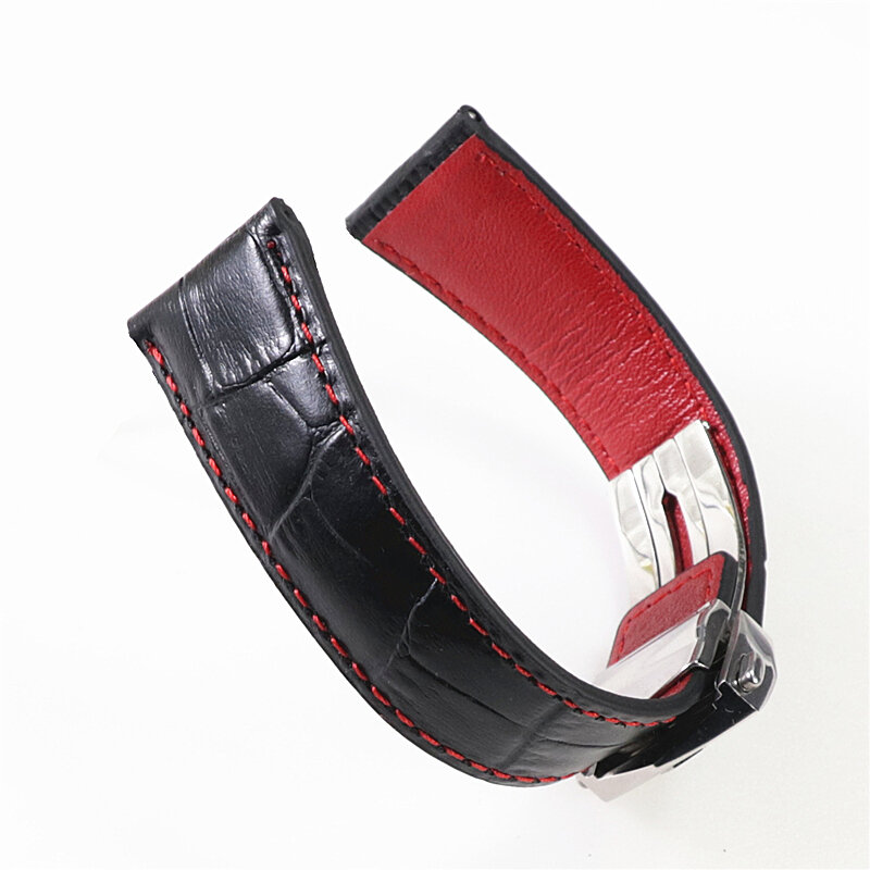 22mm 24mm layer cowhide watch strap for TAG Heuer AQUARACER CARRERA Monaco F1 watch bracelet band belt Wristband Accessories