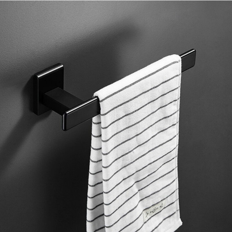 Towel Bar Bathroom Shelf Toliet Rack Tissue Box Shelf Paper Towel  Bathroom Accessories  Space Aluminium  Lacquered