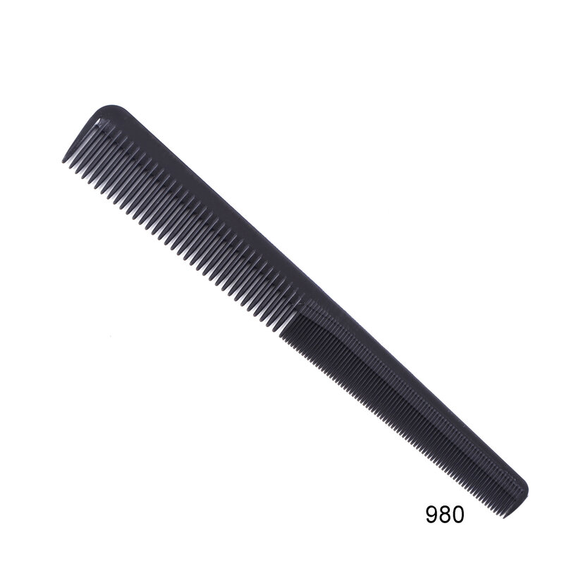 Black Professional Combs Hairdressing New Tail Comb Plastic Anti Static Comb Hair Cutting Comb