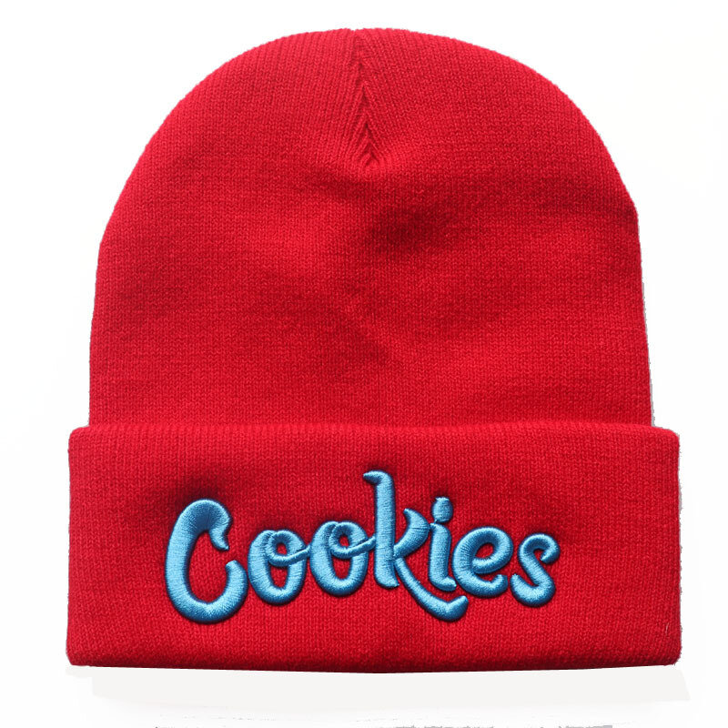 暖かい冬のクッキー,ユニセックス,男性,女性,男の子,女の子のための手紙,3D刺letter,ニットスキースカルビーニーの帽子