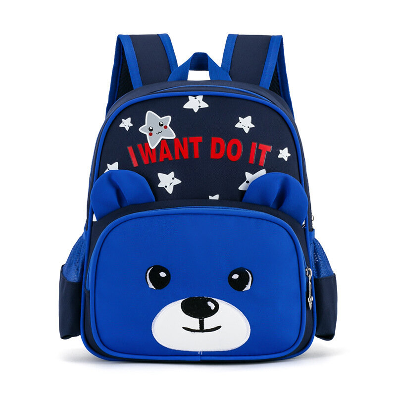 New children's bag boy shoulder bag kindergarten school bag little girl baby cute cartoon backpack reflective bag