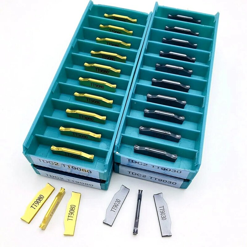 溝工具tdc2tt9030tt9080高品質の超硬挿入工具切削溝工具金属旋盤ツール