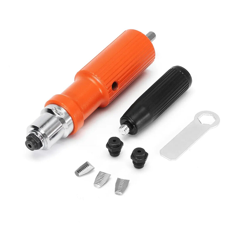 Electric Rivet Nut Gun Or 100Pcs 3.2mm Rivets Cordless Insert Nut Pull Riveting Tool Drill Adapter For Electric Drill
