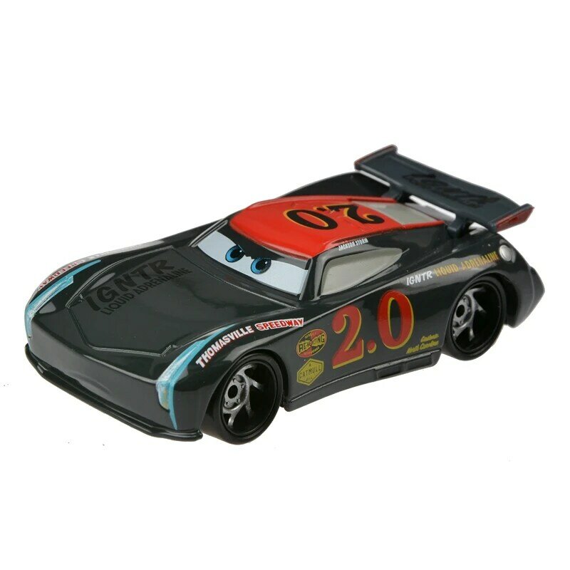Brand New Disney Pixar Cars 3 pulcino Hicks Jackson Storm ramiez 1:55 Diecast Vehicle giocattoli in lega di metallo per ragazzi regalo di natale