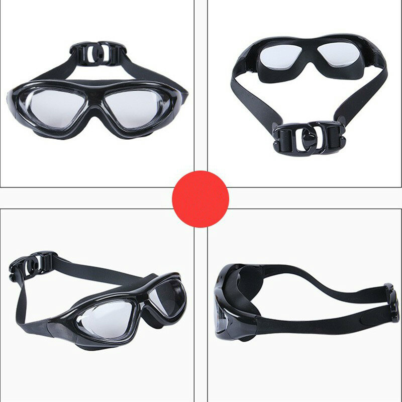 Óculos de natação para homens e mulheres, ajustável, anti-embaçante, proteção uv, revestimento à prova d'água, novo, 2020