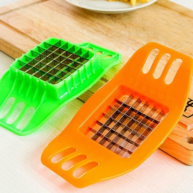 실용적인 감자 슬라이서 커터 프렌치 프라이 쵸퍼 감자 가정용 커팅 주방 도구, 주방 야채 유용한 도구