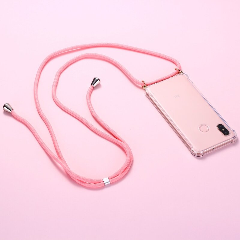 Strap Cord Chain Phone Tape Necklace Lanyard Mobile Phone Case for Carry to Hang For XIAOMI MI Redmi 3 5 6 7 8 9 A3 9T K20 6A A2