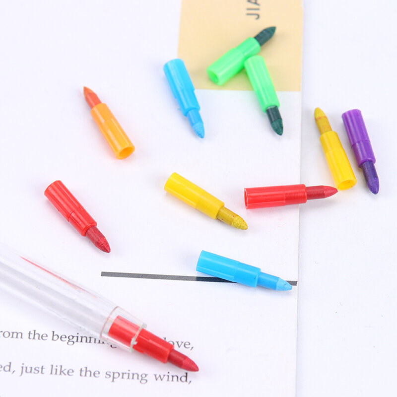 Разноцветные сменные мелки для творчества, 1 шт., масляная паста, креативный цветной карандаш, граффити, ручка для детей, рисование, рисование, милые канцелярские принадлежности