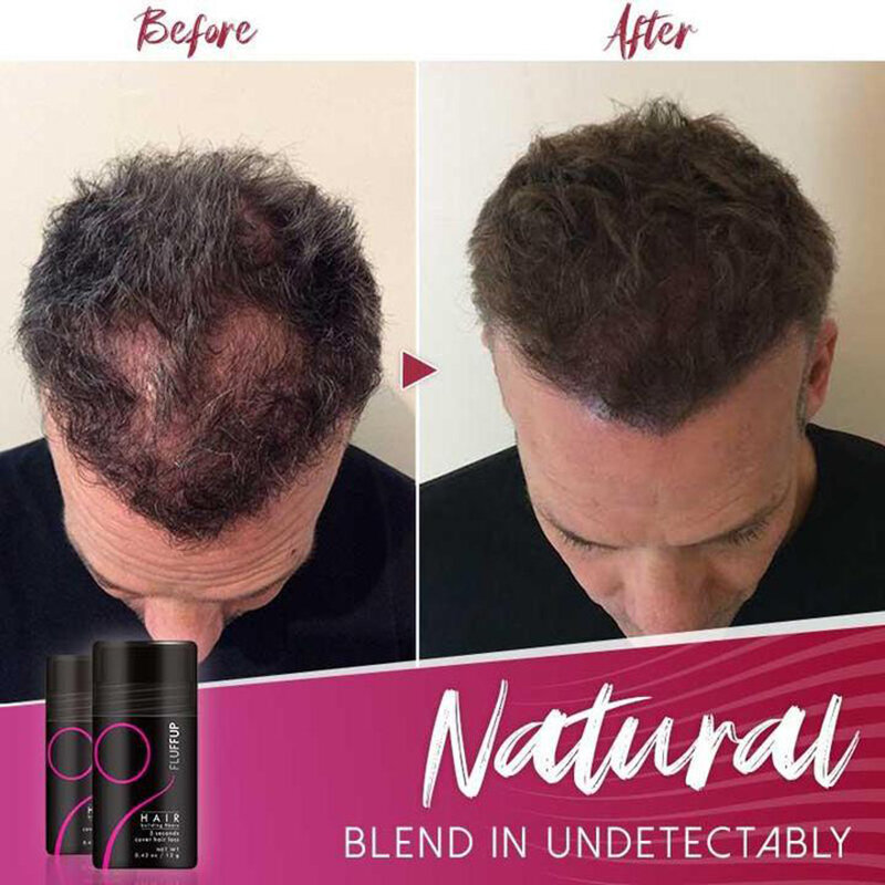Nowo flufcup Secret Hair fibre Powder dla każdego koloru włosów 5 Sencods Cover Up długotrwałe z naturalnym wyglądem akcesoria randkowe